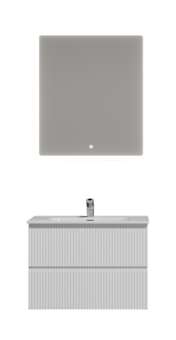 Мебель для ванной комнаты Sancos Snob R 70 bianco, раковина CN7007