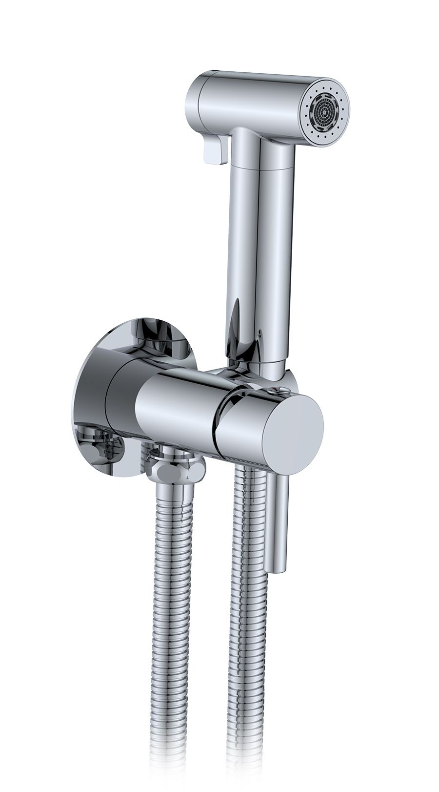 Гигиенический душ ALTROBAGNO Модерн (Modern) 060116 Cr со смесителем, С ВНУТРЕННЕЙ ЧАСТЬЮ, хром