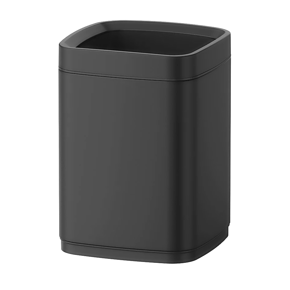 Мусорное ведро Weltwasser WW Noland BL  9L черное матовое