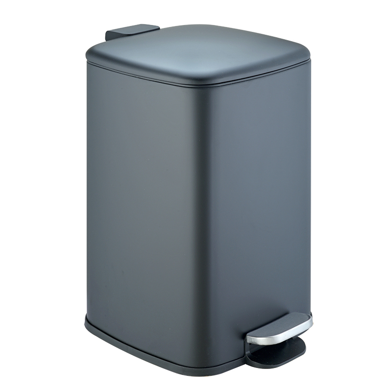 Мусорное ведро Weltwasser WW Berg BL 12L черное матовое