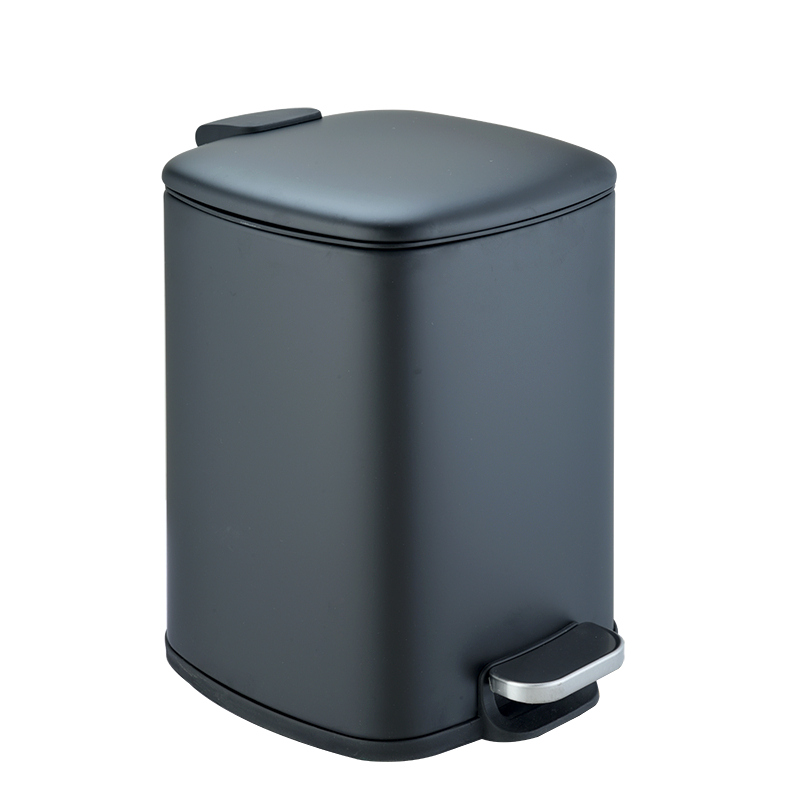 Мусорное ведро Weltwasser WW Berg BL 6L черное матовое