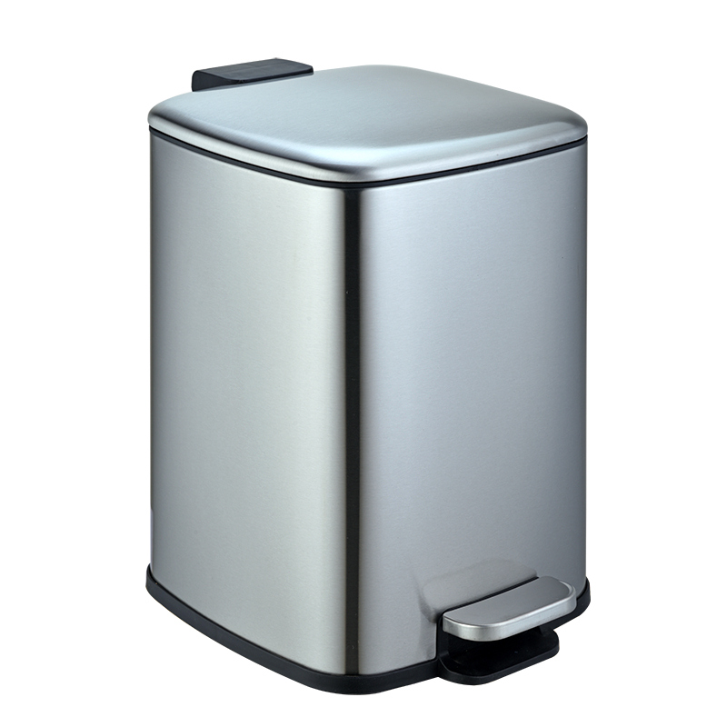 Мусорное ведро Weltwasser WW Berg MT 6L матовая сталь