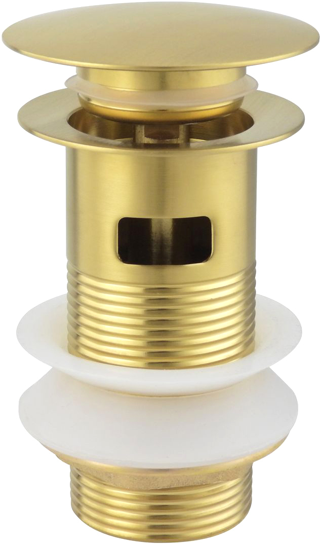 Донный клапан для раковины Allen Brau Priority 5.31023-GB с переливом, брашированное золото