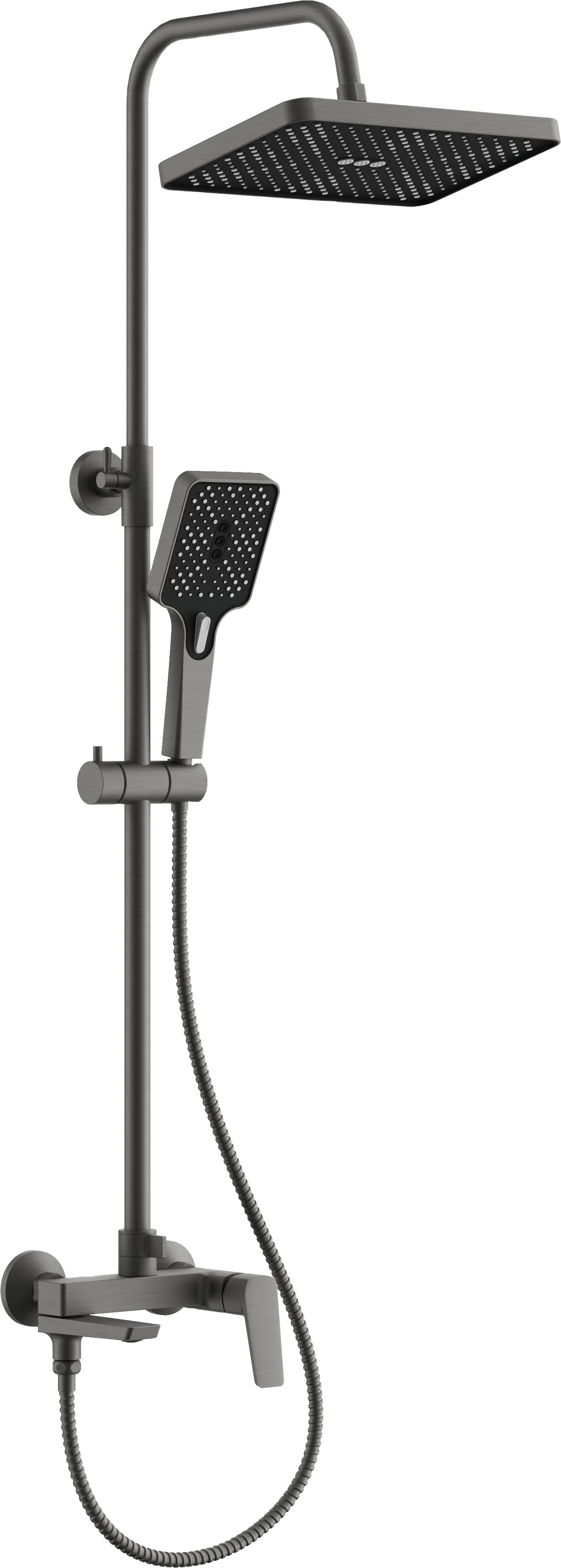 Душевая стойка BELZ B715 B24715-3 оружейная сталь