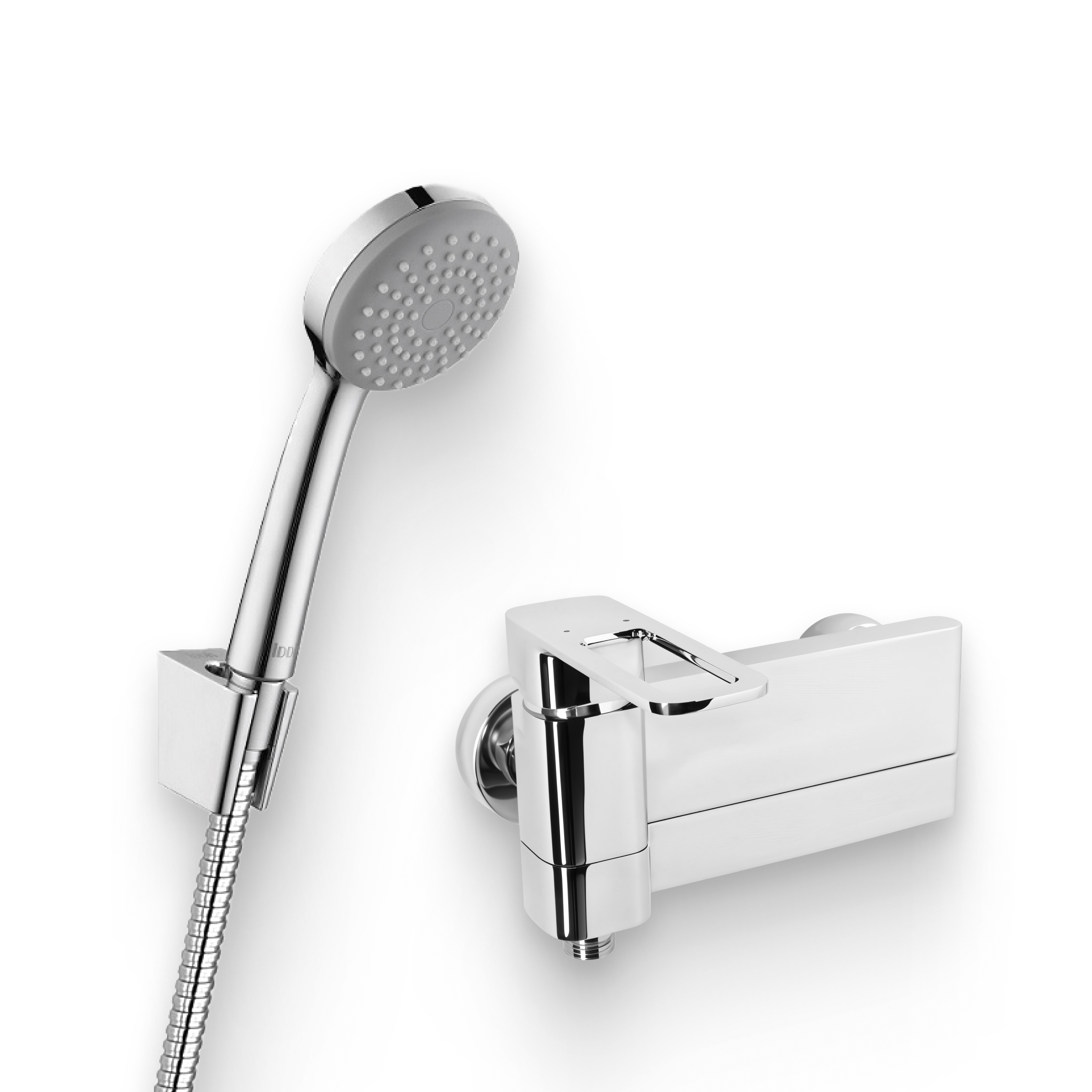 Душевой комплект Смеситель IDDIS Slide SLISB00i02WA + Гарнитур 0011F00i16