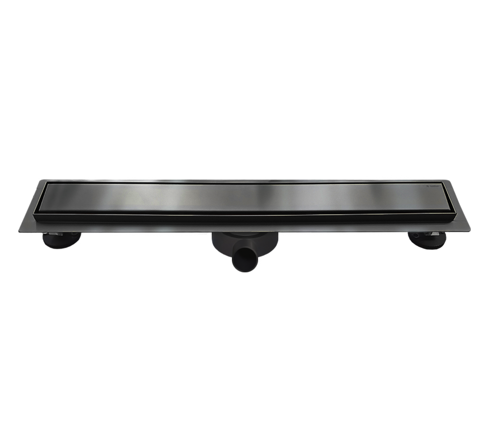 Душевой трап (лоток) AltroBagno Livello AltroBagnoLivello071241GM 80 см, решетка оружейная сталь, с сифоном, под плитку