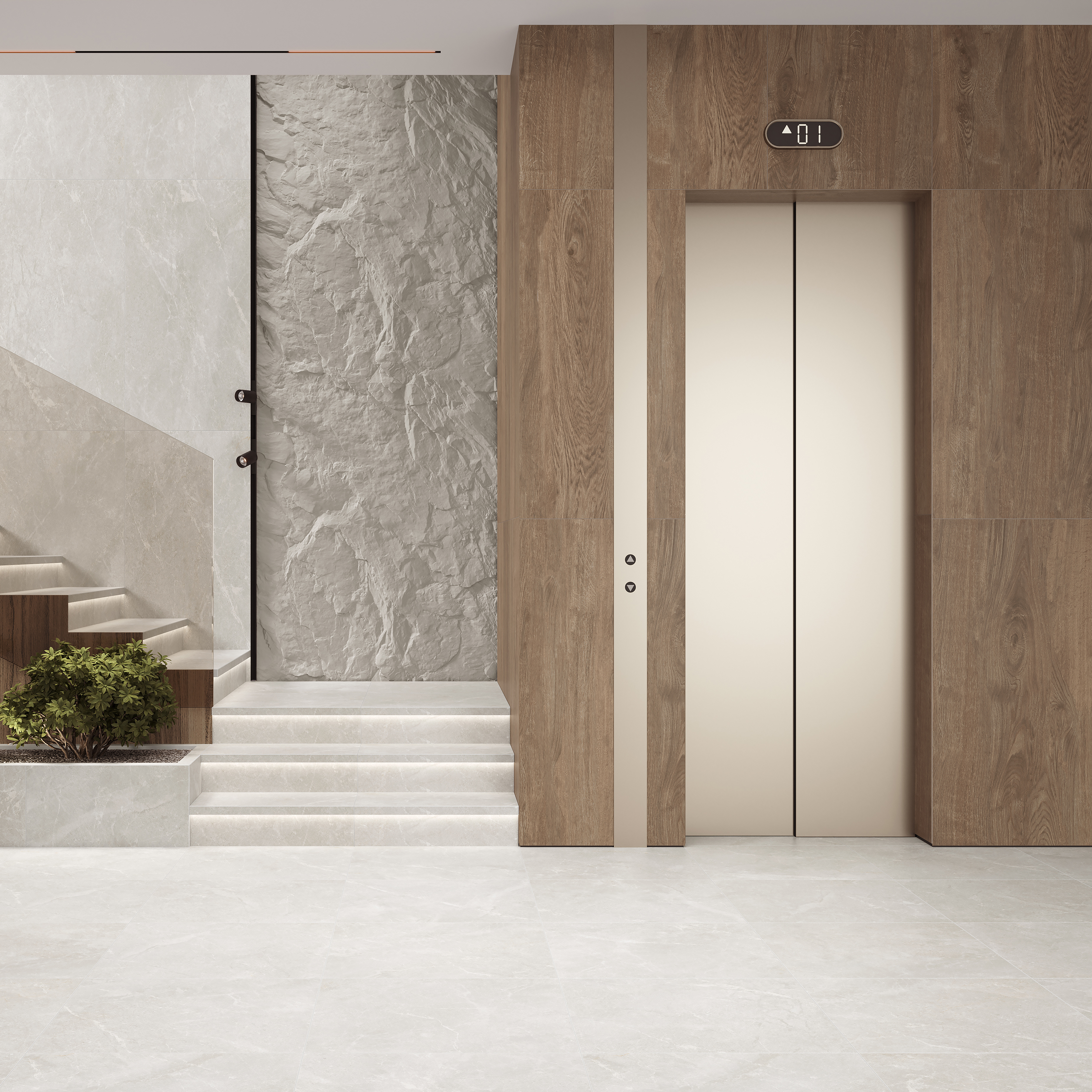 Коллекция плитки Laparet Rocky Bianco Pro