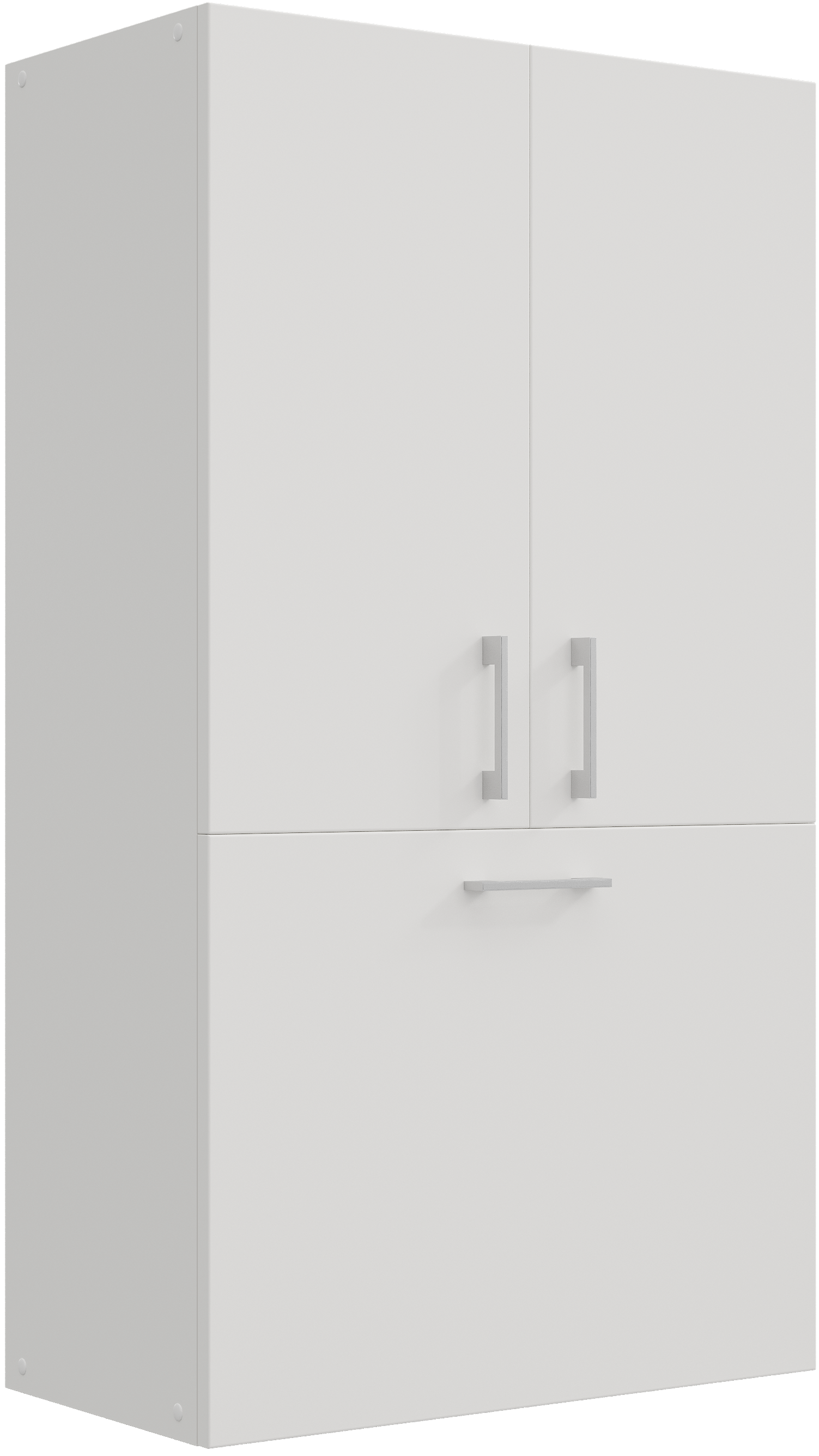 Шкаф над стиральной машиной DIWO Суздаль 60 с корзиной, белый