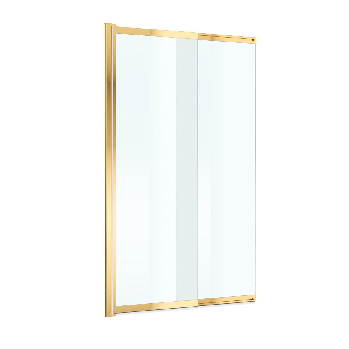Шторка на ванну BelBagno Luce LUCE-VF-11-90/145-C-ORO 145х90 см, профиль золото, стекло прозрачное
