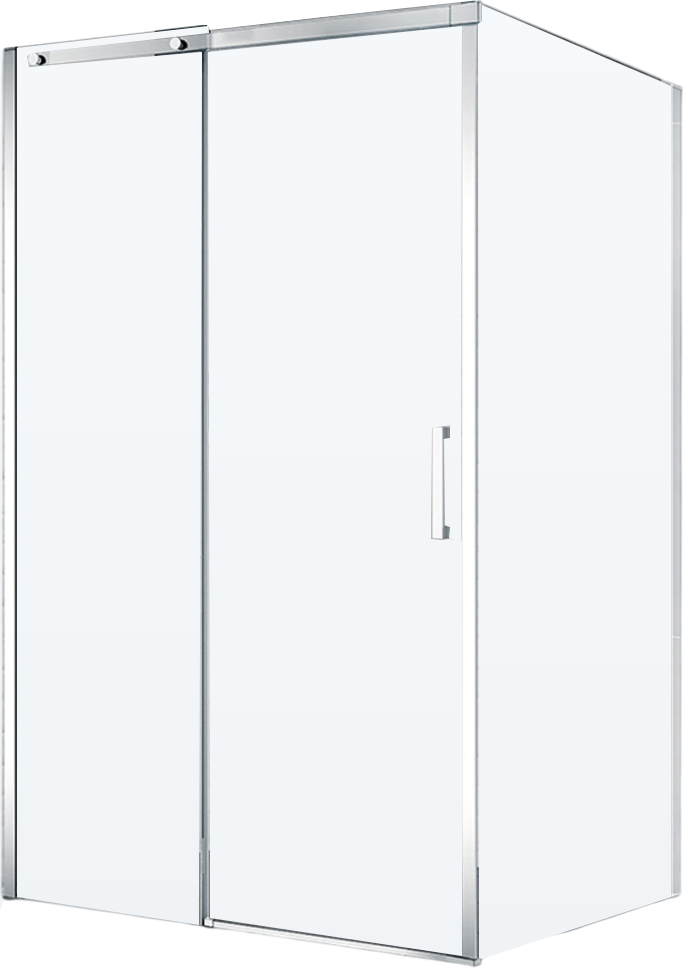 Душевой уголок BelBagno Acqua -AH-1-140/80-C-Cr профиль хром