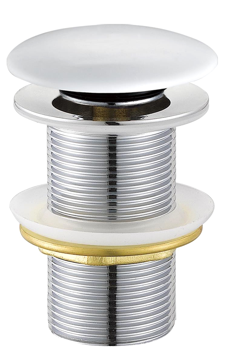 Донный клапан для раковины Cezares CZR-SC-Bi без перелива, матовый белый