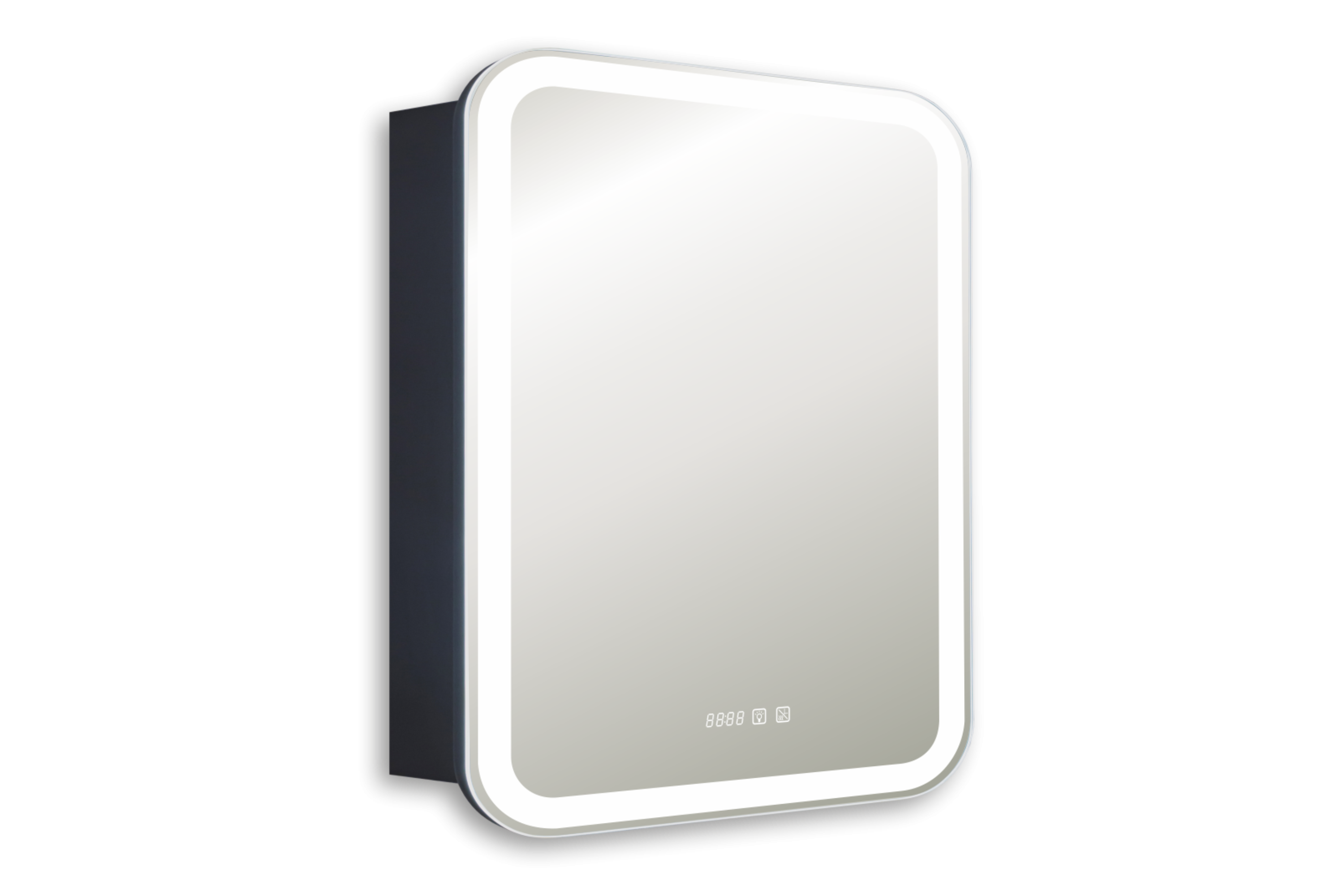 Зеркало-шкаф Silver Mirrors Фиджи R 60 с подсветкой