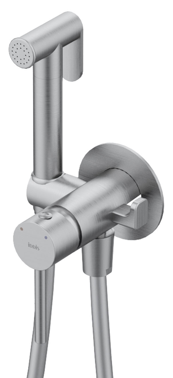 Гигиенический душ IDDIS Axes 005BCR0i08 со смесителем, матовый хром