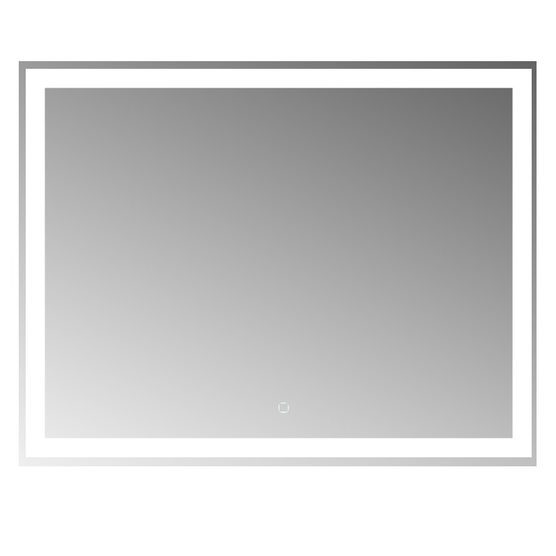 Зеркало Mixline Норма -Лайт 80 с подсветкой, алюминиевый профиль