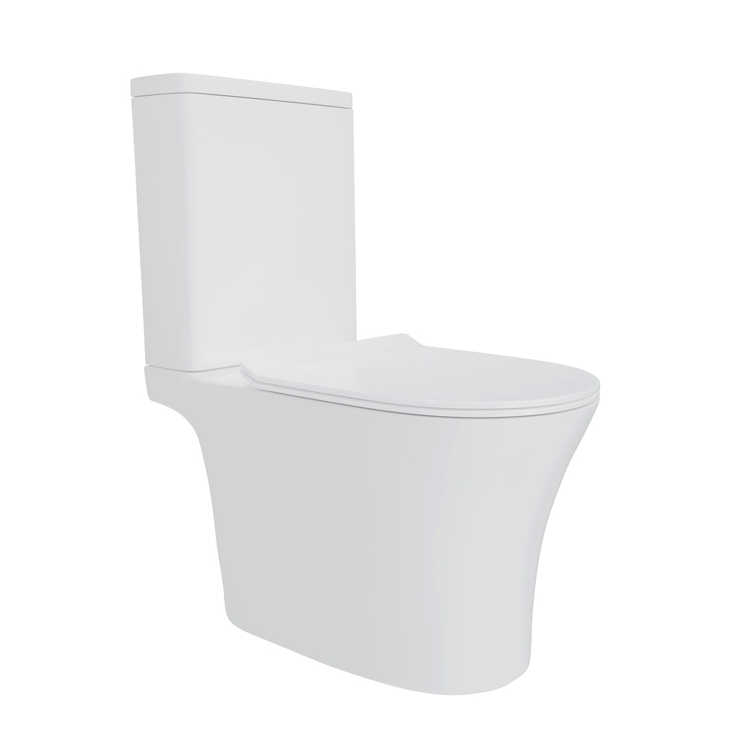 Унитаз-компакт напольный Teymi Ritta Pro T40810 глянцевый белый