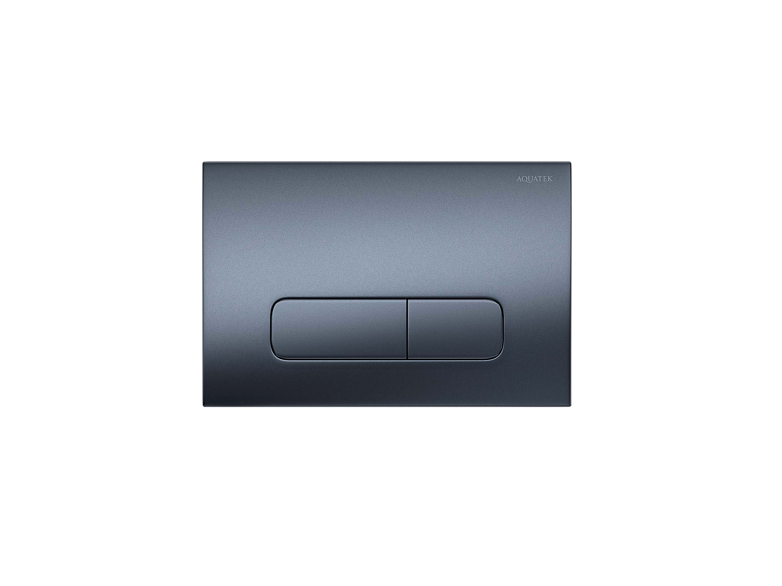 Кнопка смыва для унитаза AQUATEK KDI-0000034 пластик, цвет оружейная сталь