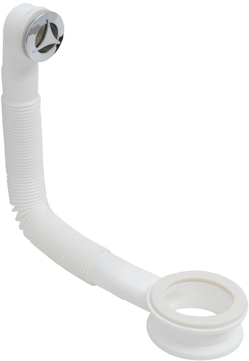 Слив-перелив для раковины Aquanet 312686 24 мм, хром, без гидрозатвора