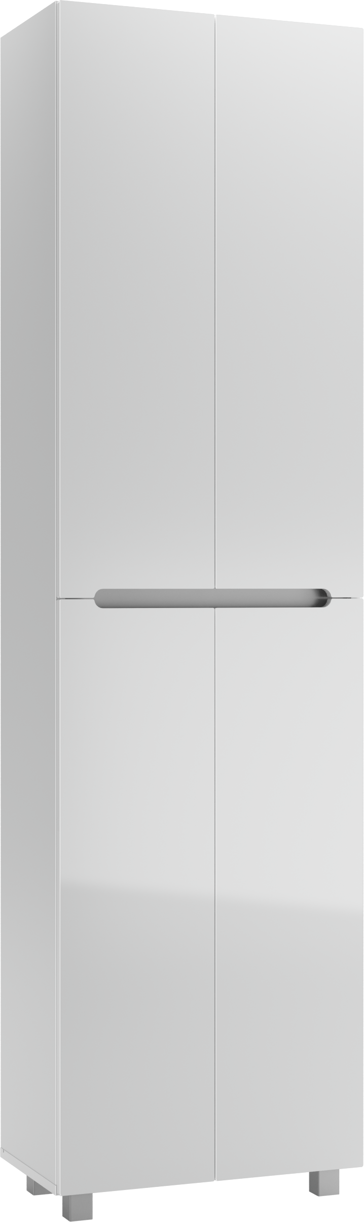 Шкаф-пенал для ванной Айсберг Аура 55 белый