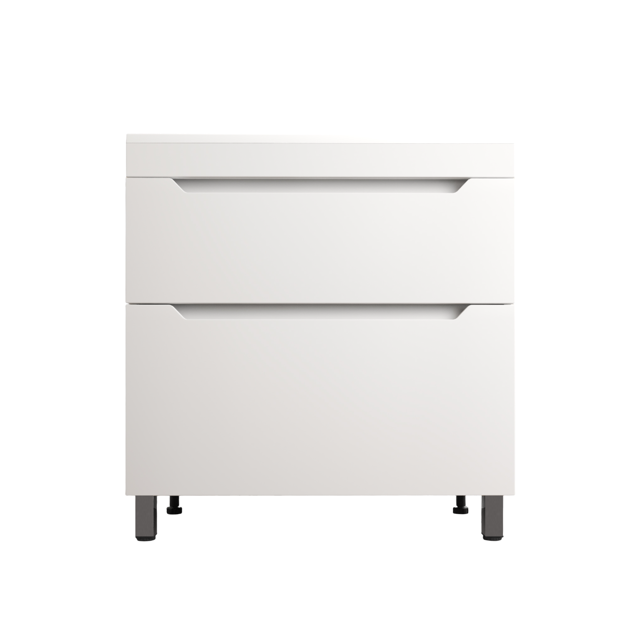 Тумба под раковину без столешницы Style Line Остин 80 напольная, белая эмаль plus