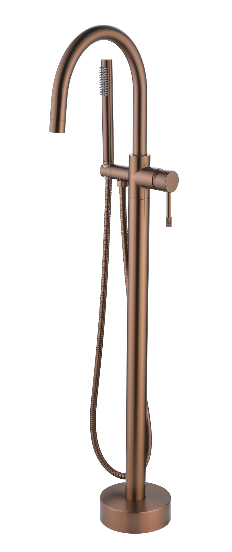 Напольный смеситель для ванны с душем Boheme Uno 469-BRB brushed bronze