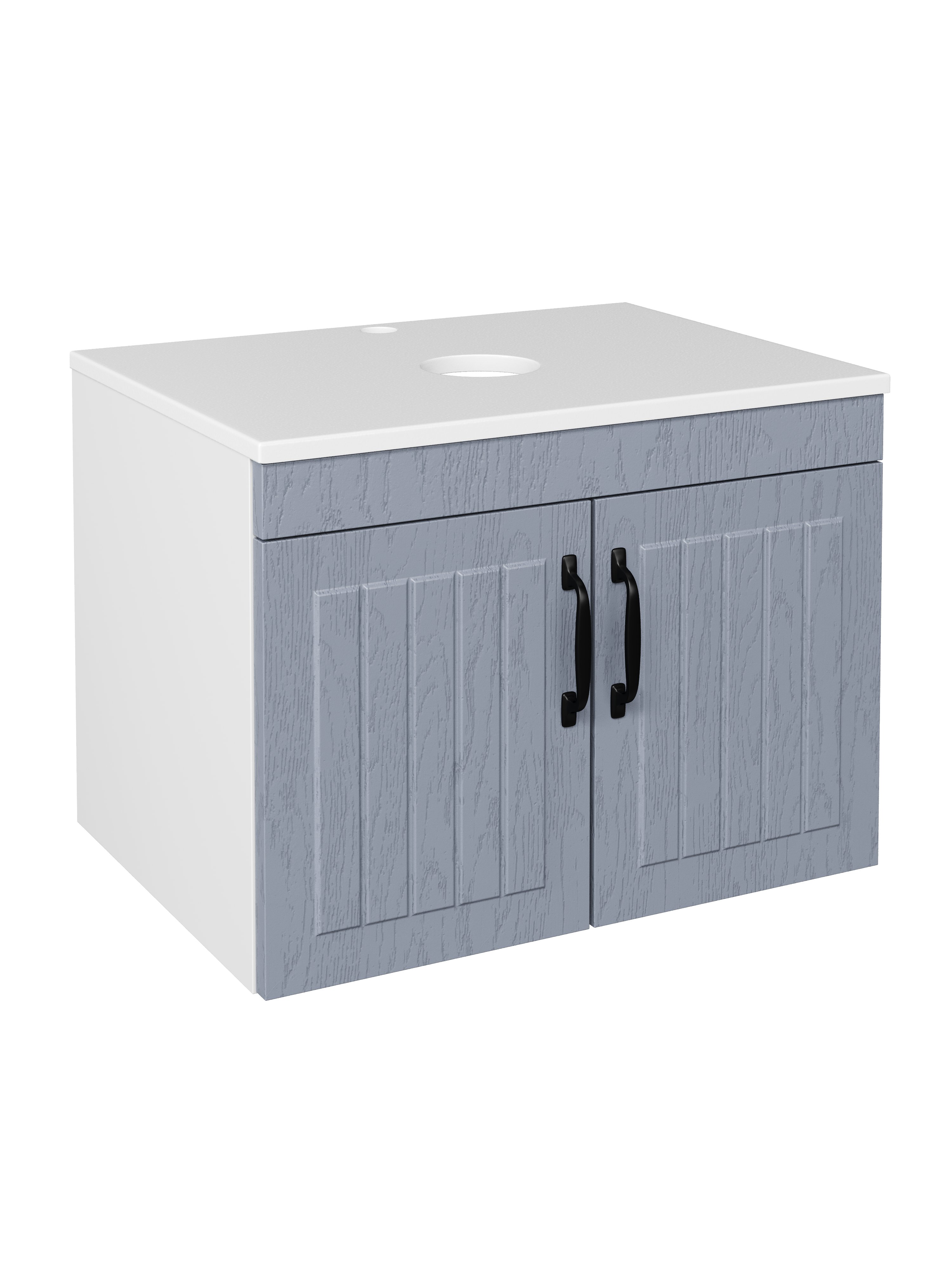 Тумба под раковину со столешницей DIWO Сочи 60 подвесная, дуб альбион