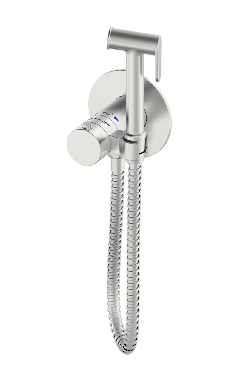 Гигиенический душ Wonzon & Woghand WW-88829909-BN термостат, С ВНУТРЕННЕЙ ЧАСТЬЮ, брашированный никель