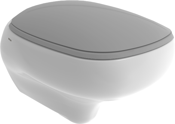 Унитаз подвесной BOCCHI Fenice 1166-001-0129 с серой матовой крышкой