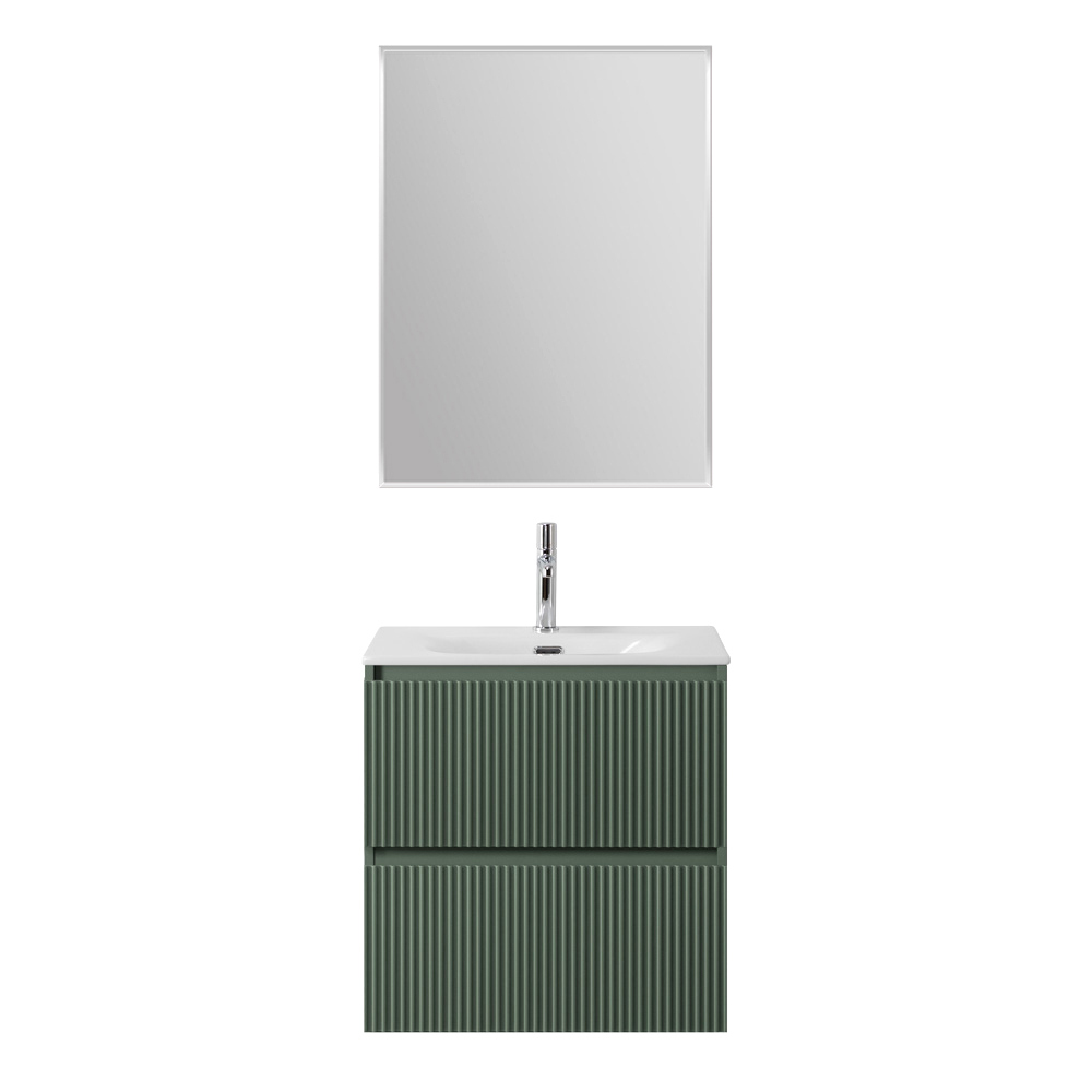 Мебель для ванной комнаты BelBagno Uno-mini 70 подвесная, 2 ящика, матовая еловая