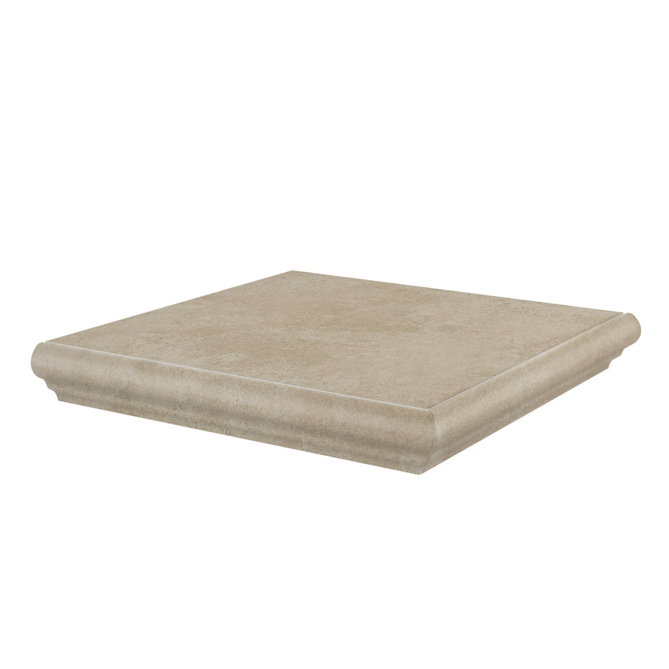 Ступени KERAMA MARAZZI Хадду матовые, морозостойкие, 34х34 бежевые