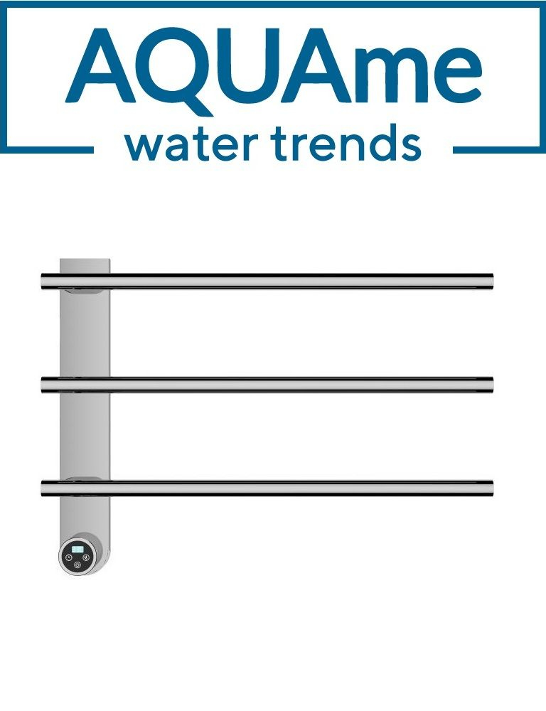 Полотенцесушитель электрический AQUAme с терморегулятором AQM3113CR