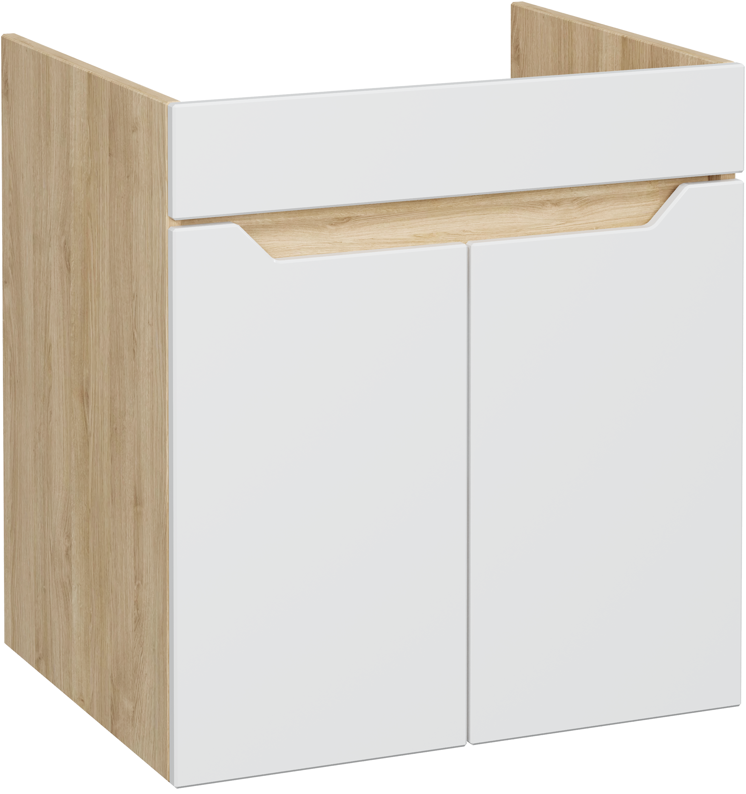 Тумба под раковину без столешницы DIWO Архангельск 50 подвесная, дуб сонома 1