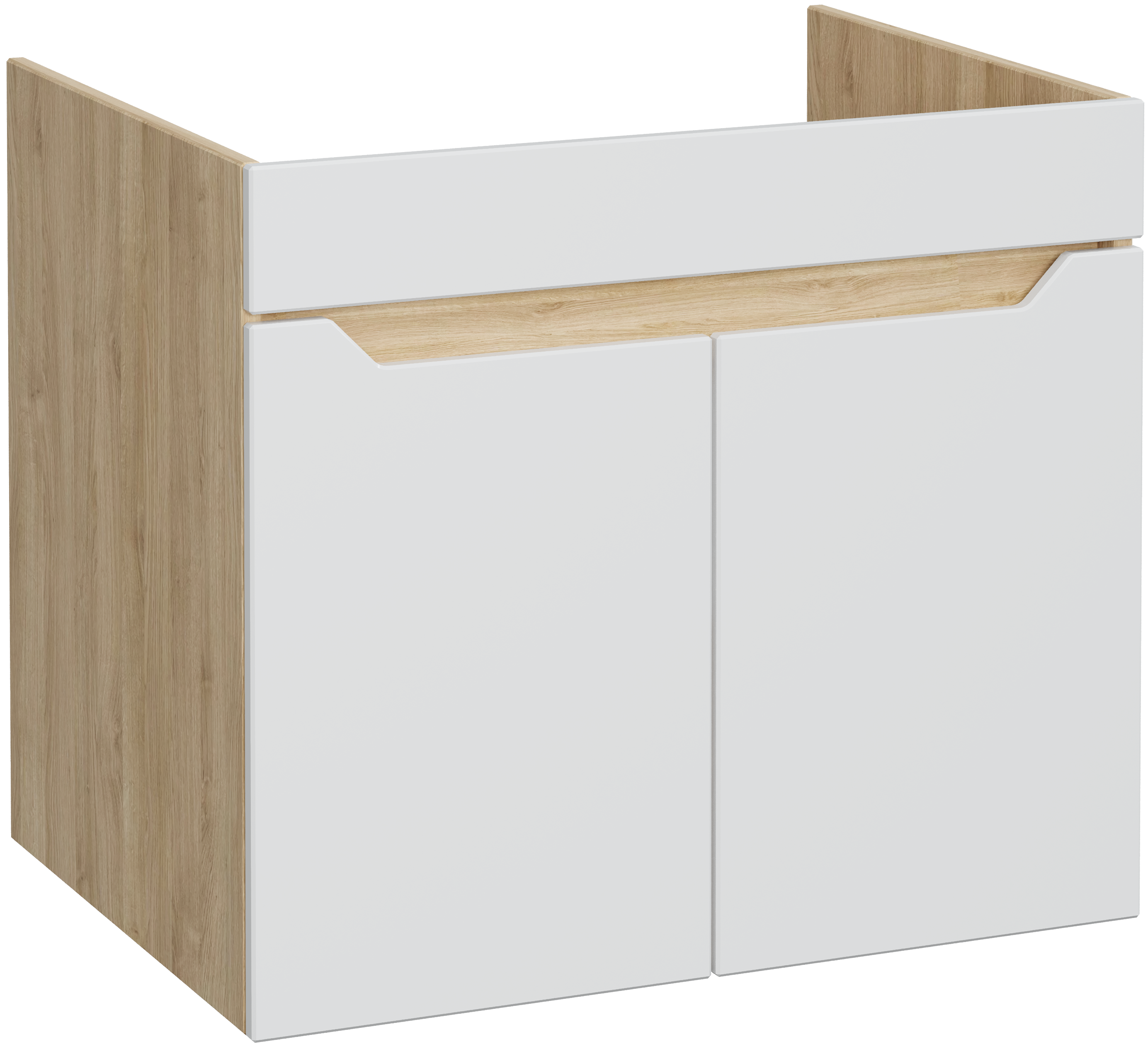 Тумба под раковину без столешницы DIWO Архангельск 60 подвесная, дуб сонома 1