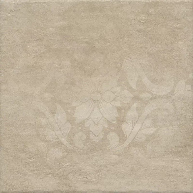 Керамогранит KERAMA MARAZZI Хадду 40,2х40,2 декорированный, бежевый