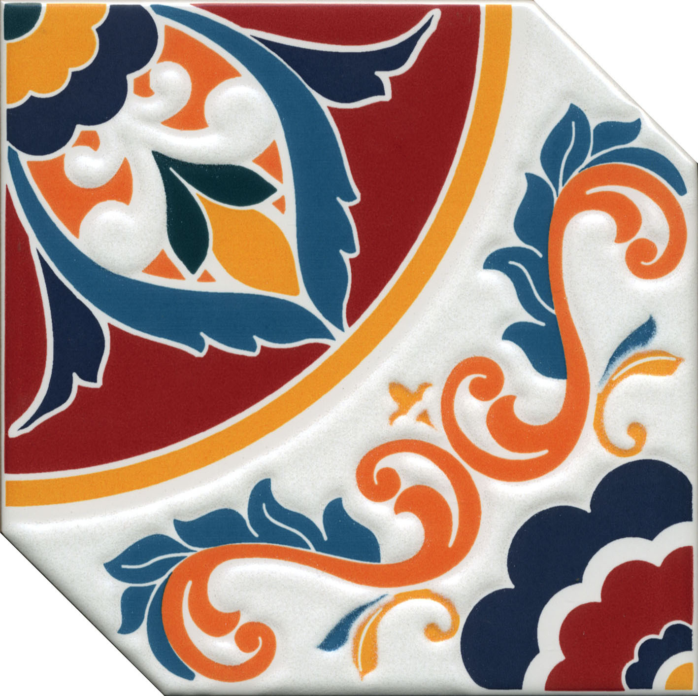 Декор KERAMA MARAZZI Болао 1 глянцевый, 15х15