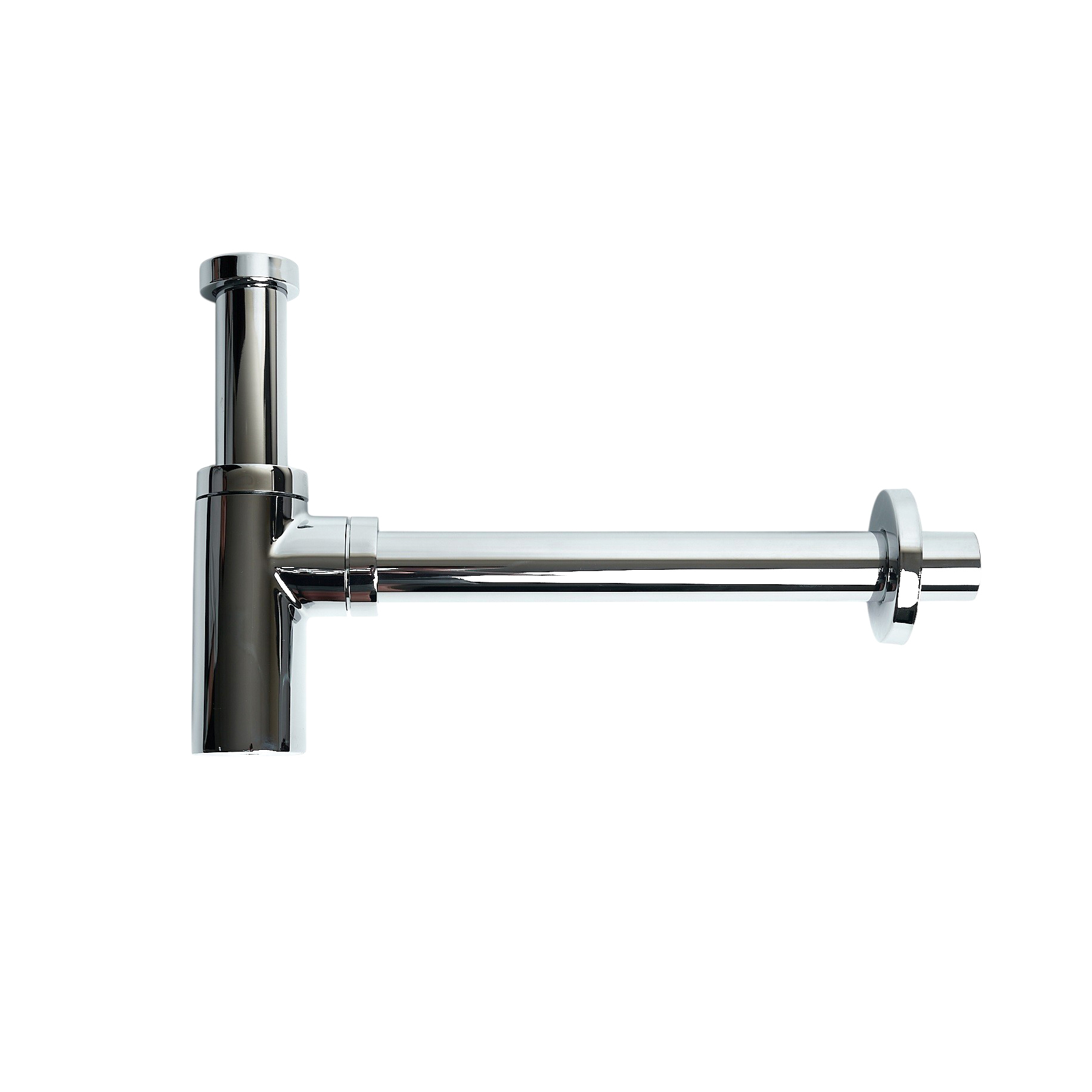 Сифон для раковины Wirquin Lineis 30987189 32 мм, бутылочный, глянцевый хром