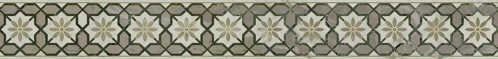 Бордюр KERAMA MARAZZI Серенада 1 лаппатированный, ректифицированный, 60х7,2