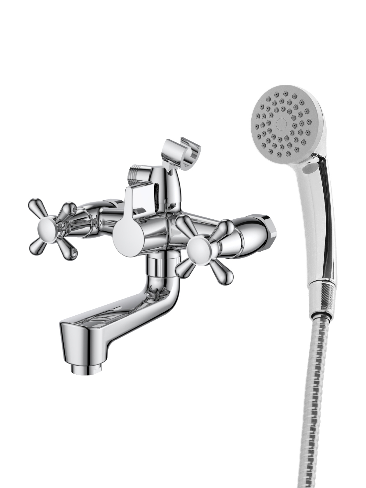 Смеситель для ванны с душем OneLife P03-231cr хром