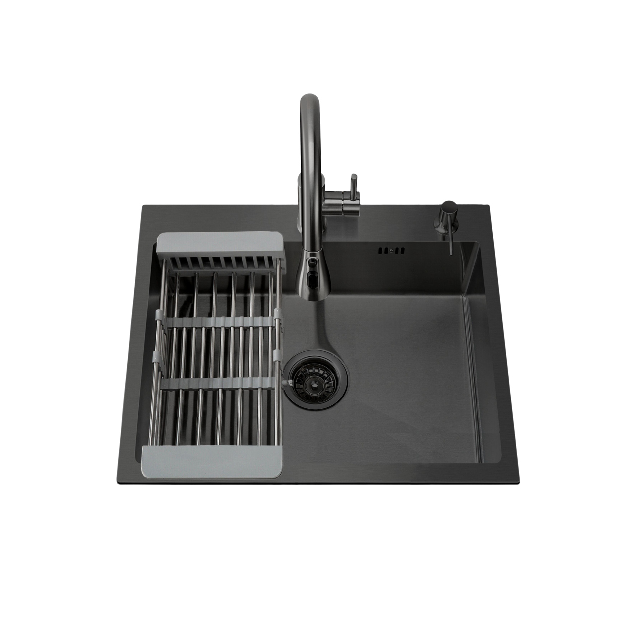 Мойка кухонная Ceruttispa 11256 nano black, графит