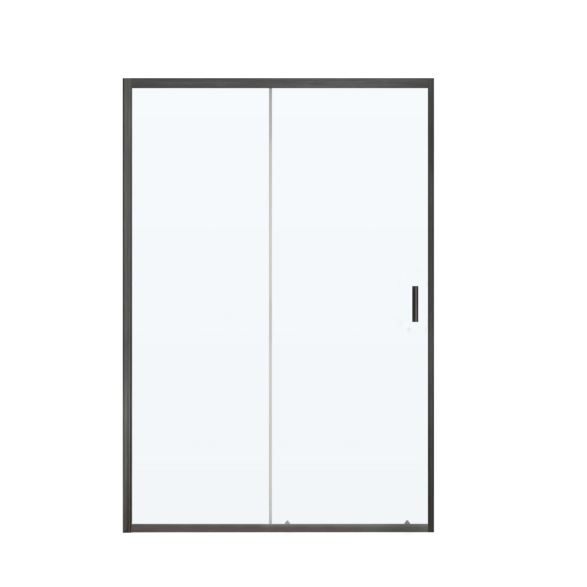 Душевая дверь в нишу Vincea City VDS-5CT150CLGM 150x195, профиль вороненая сталь