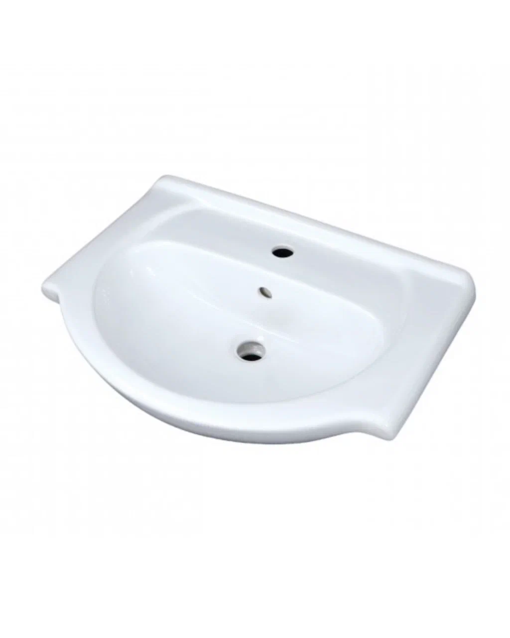 Мебельная раковина DIWO Дмитров 60 накладная, белая, фаянс