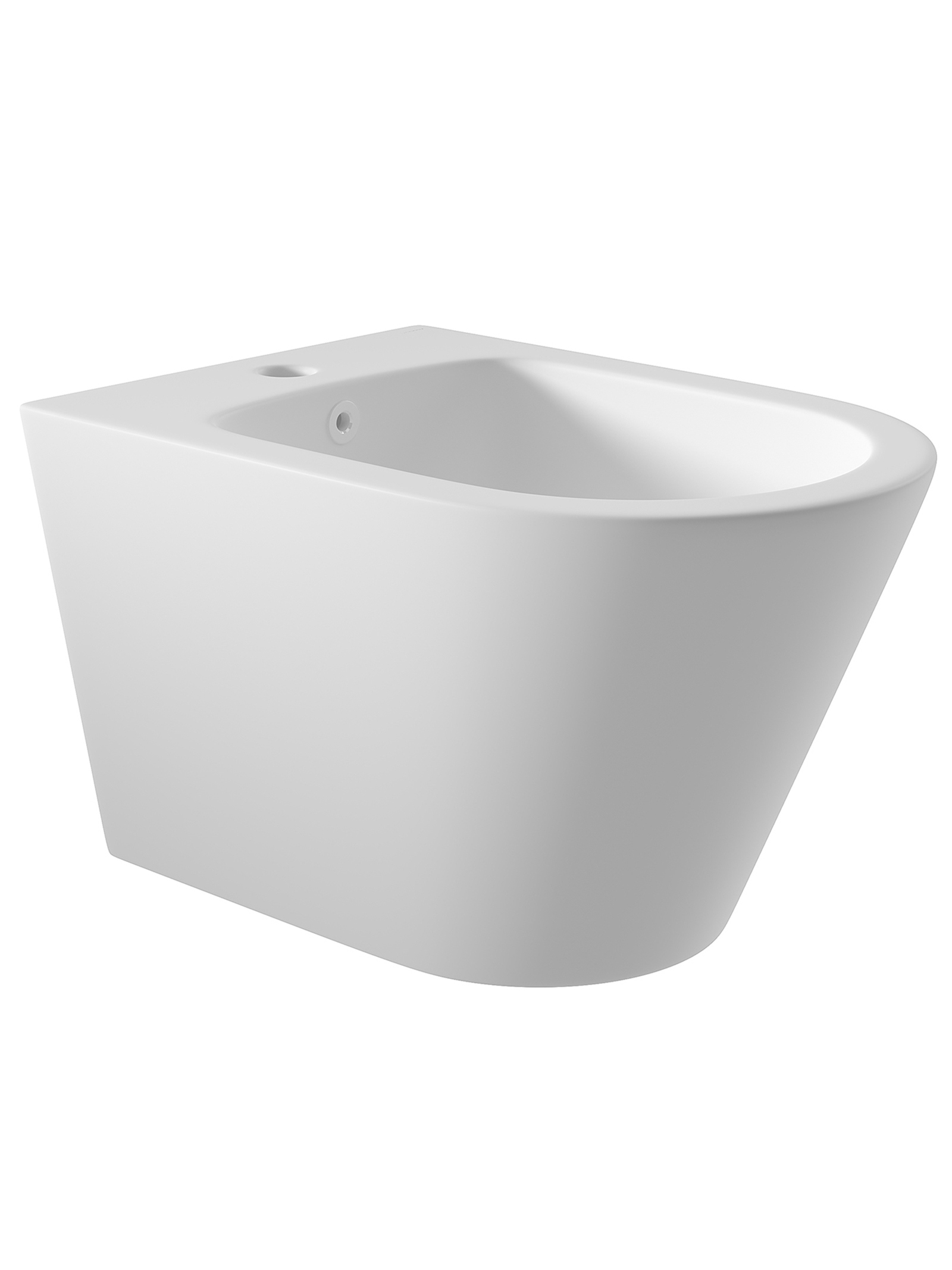 Биде подвесное Aqueduto Cone CON0320 матовое белое