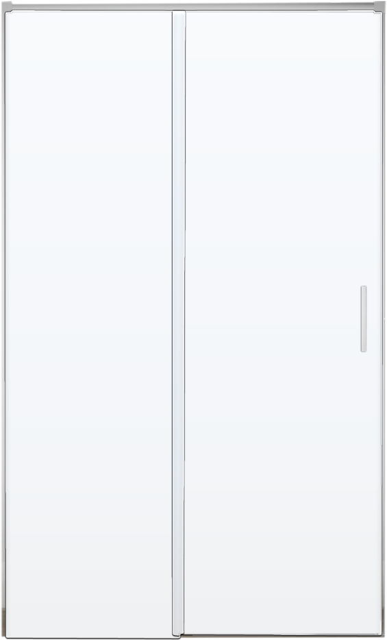 Душевая дверь в нишу Vincea Soft 2 VDS-3SO2120CL 120 см, профиль хром, стекло прозрачное