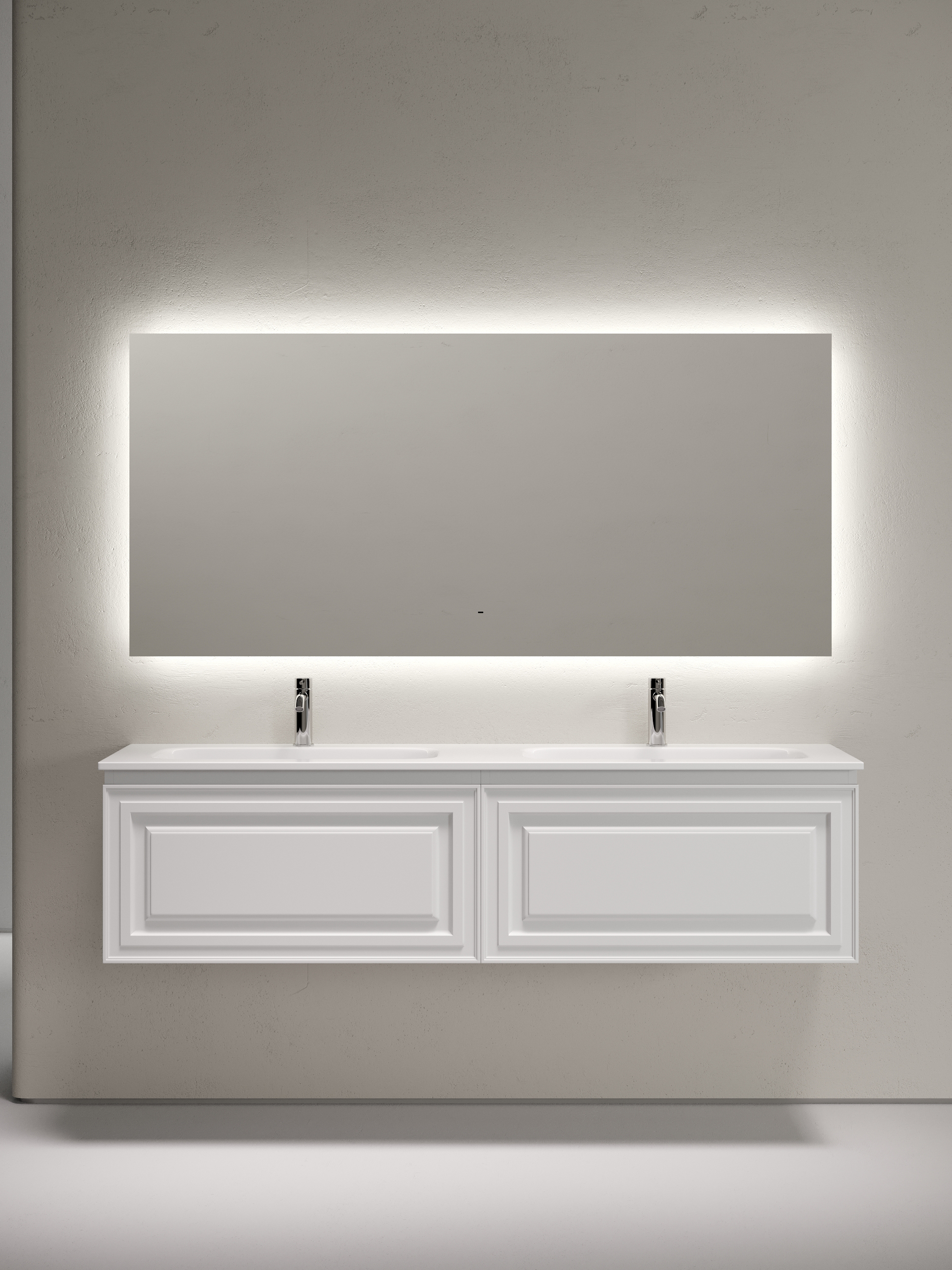 Мебель для ванной комнаты Sancos Very 160 подвесная, bianco, раковина CN7023