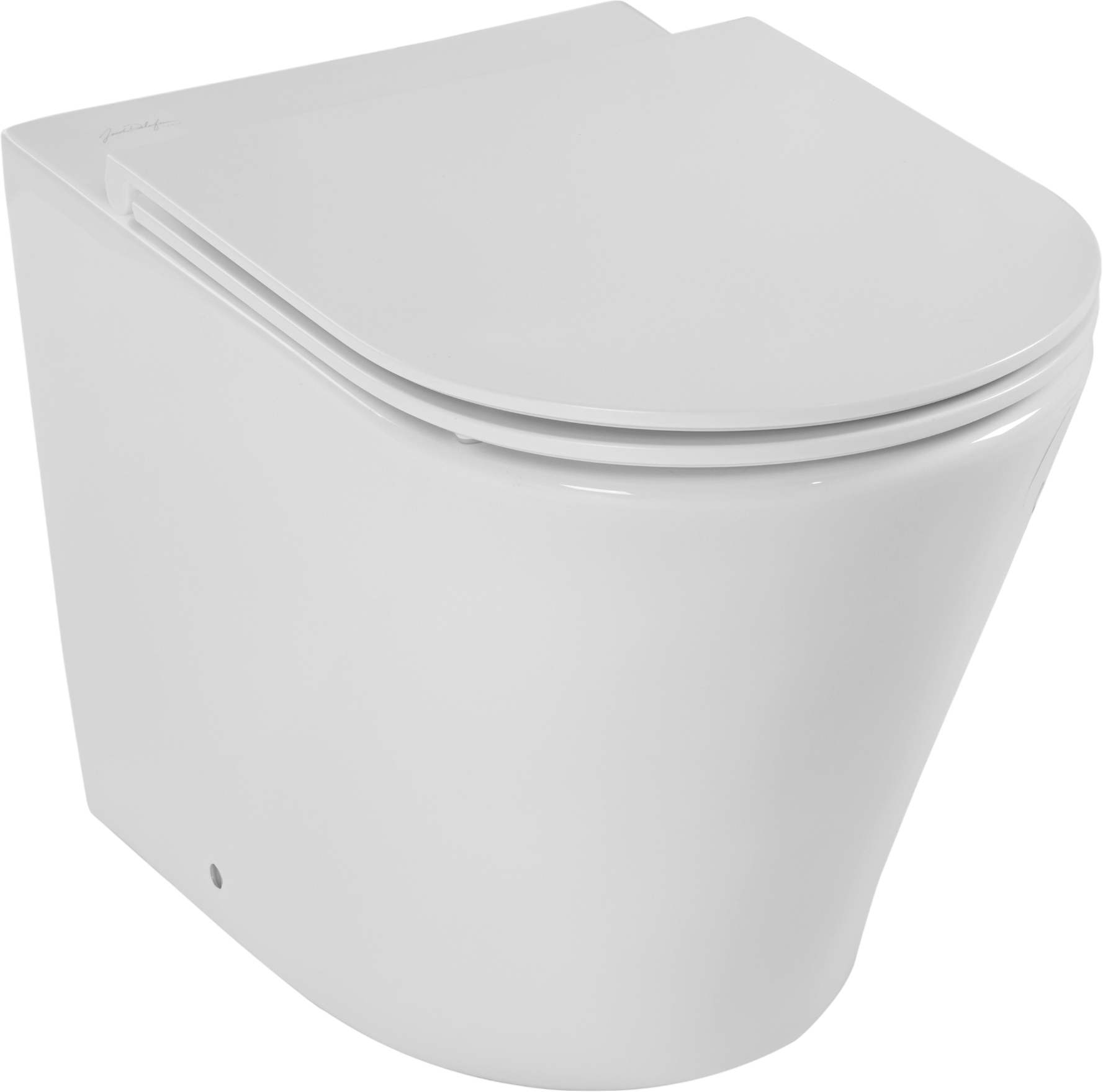 Унитаз приставной напольный Jacob Delafon Rodin+ EDAA102-00 + Гигиенический душ Jacob Delafon Elate E97258-CP