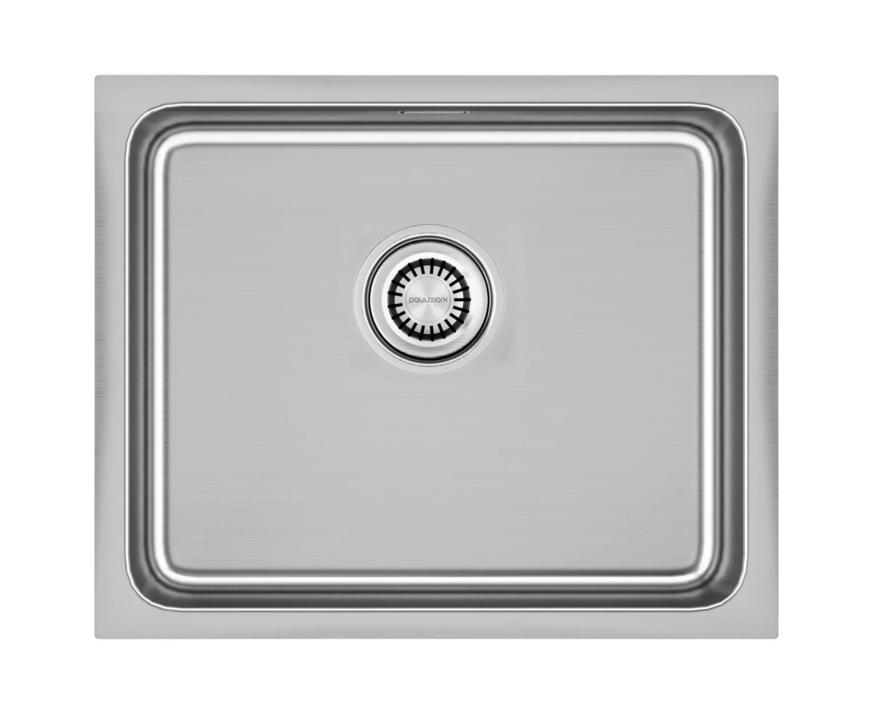 Мойка кухонная Paulmark Vista PM305444-BS брашированная нержавеющая сталь