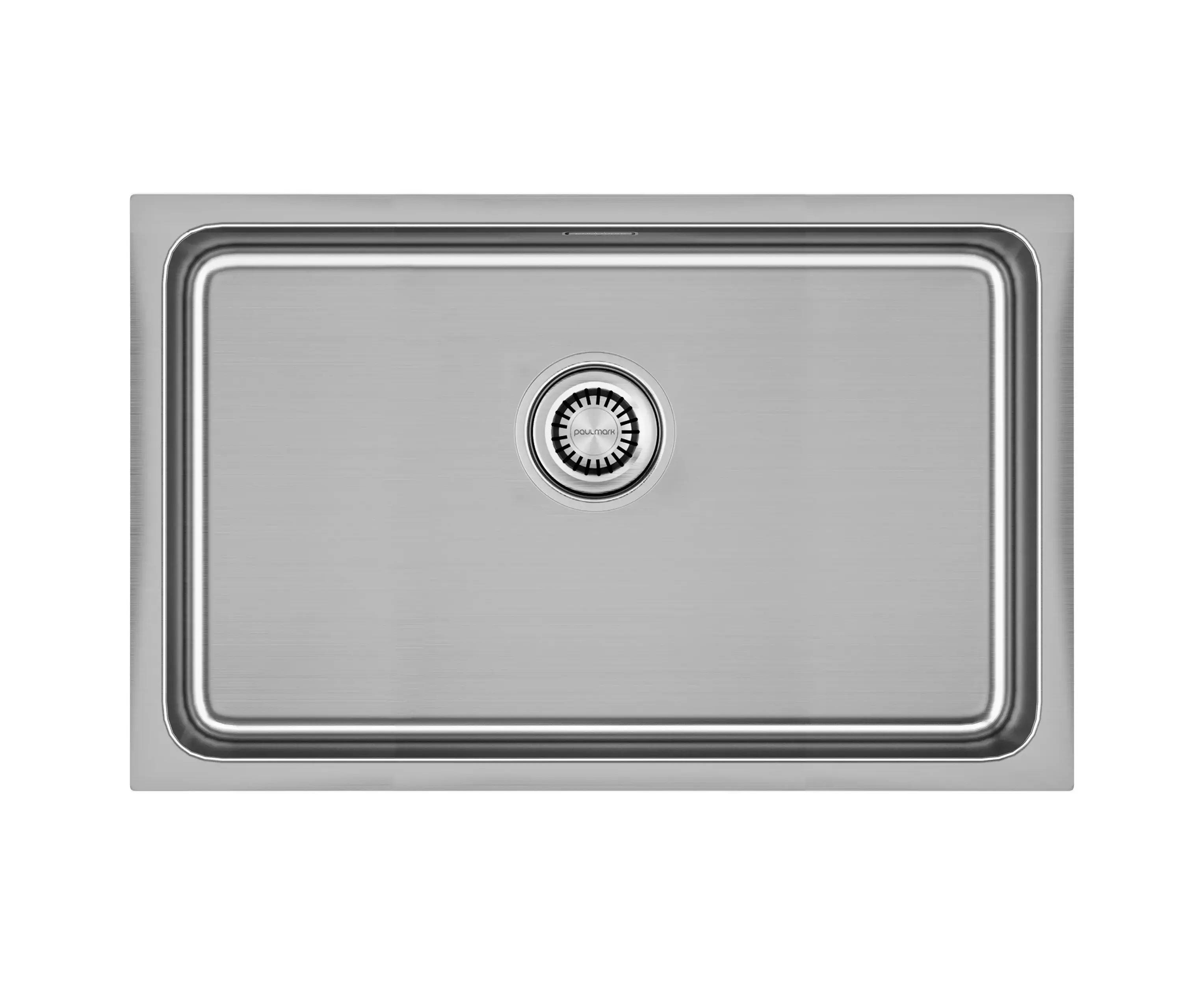 Мойка кухонная Paulmark Vista PM307444-BS брашированная нержавеющая сталь