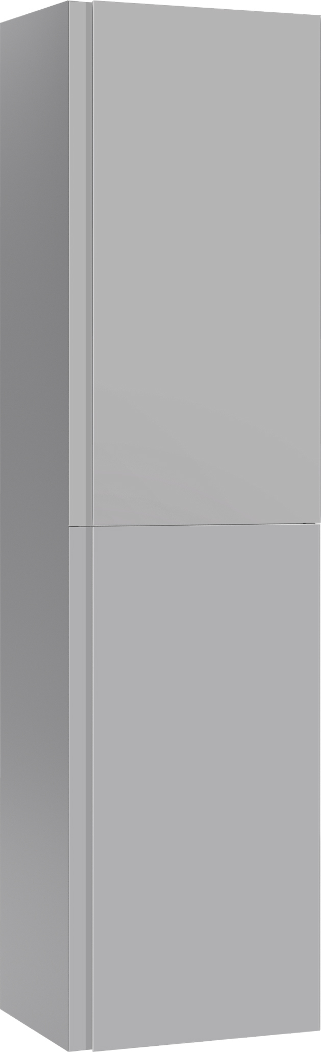 Шкаф-пенал для ванной Домино Graffo 40 универсальный матовый светло-серый