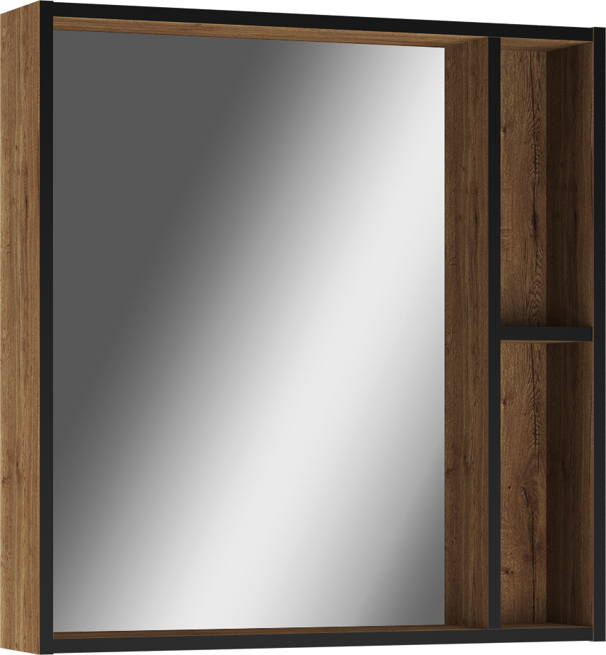 Зеркало Домино Alfa универсальное 70, дуб галифакс табак
