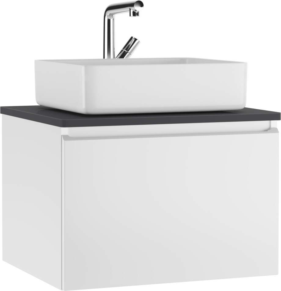 Тумба с раковиной Домино Senator 60 графит