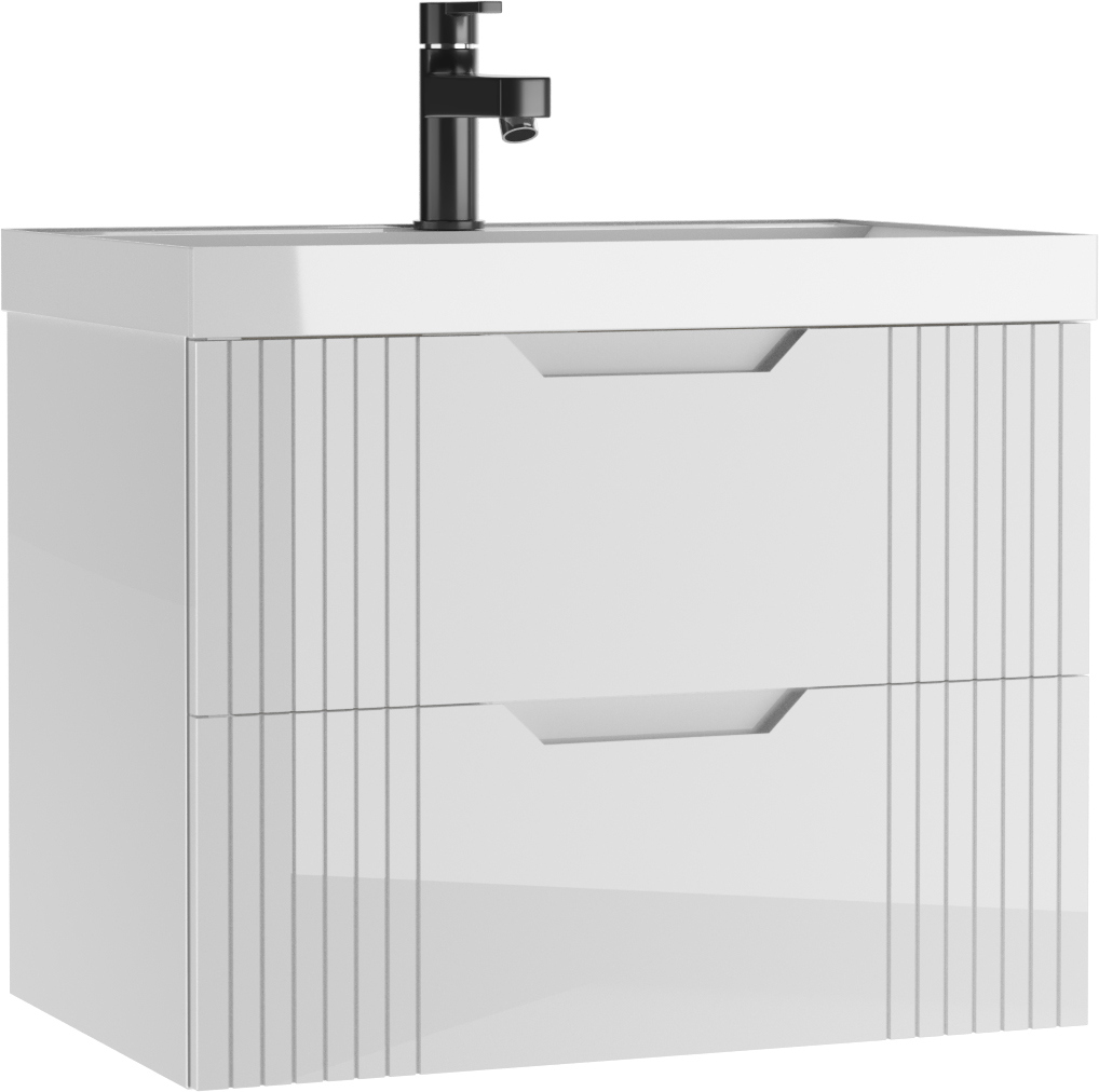 Тумба под раковину без столешницы Домино Garden 70 белая